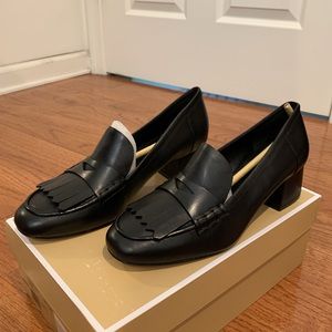 Michael Kors Declan Leather Mid Loafers